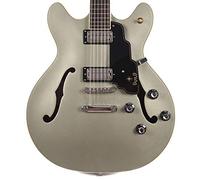 Guild Guitars Starfire IV ST Chitarra elettrica a 12 corde, corpo semi-cavo, in Shoreline Mist, Double Cut w/stop tail, collezione Newark St., con custodia rigida