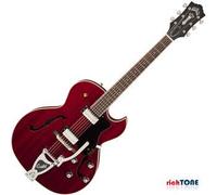 Guild Star Fire III semiaku Stik chitarra con Bigsby Vibrato Cherry Red in ase