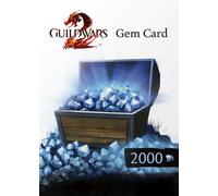 Guild Wars 2: 2000 Gems Card Official website Key GLOBAL