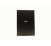 Guildhall T253, Company Visitors Book, 160 Pages A4, Colore Nero