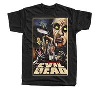 guilin Men's The Evil Dead Horror Movie Black T-Shirt T Shirt S-3XL T-Shirt Balck L