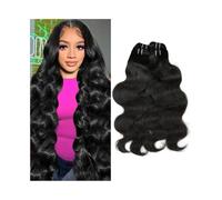 guiling-1986 Extension Capelli 10-28 Pollici Double Drawn Virgin Body Wave Bundles 1/3/4 Pezzi vietnamiti Human Hair Bundles Estensioni dei Capelli Non trattati Extension Capelli Veri(10 12 12)
