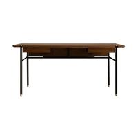 guiling-1986 Scrivania per videogiochi Scrivania da ufficio 65" con cassetti for scrivere, studiare e giocare - Postazione di lavoro robusta spaziosa for PC laptop Scrivania per ufficio domestico