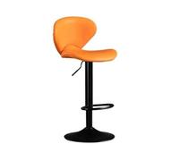 guiling-1986 Sgabello Alto Sedia da bar semplice 60-80 cm schienale sollevabile sgabello alto uso domestico sgabello da bar portante sedia da bar Sgabelli Cucina(Orange)