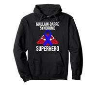 Guillain-Barre Sindrome Supereroe Survivor Warrior Fighter Felpa con Cappuccio