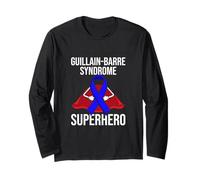 Guillain-Barre Sindrome Supereroe Survivor Warrior Fighter Maglia a Manica