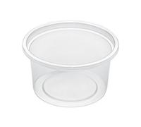 GUILLIN - DELIPACK POT75C Sachet da 100 Pot da Salsa 75cc Dritto, Polipropilene Uso Fresco, Trasparente, 7 x 7 x 3,9 cm