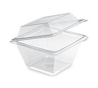 GUILLIN freshipack Cartone Scatola di Forma piramidale a Coperchio Charniere secable, Plastica, Trasparente, Plastica, Trasparente, Boîte 1000cc - Carton de 230