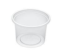GUILLIN pot100 C Cartone Vaso Padella Diritto, plastica, Trasparente, 7 x 7 x 4,8 cm