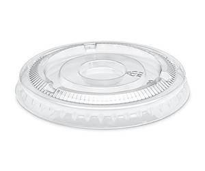 GUILLIN - servipack cvpot200 C Confezione da 100 Coperchio Piatto per Vaso da Dessert Diritto Compatibile con pot200 C, Polietilene, Trasparente, 8,5 x 8,5 x 0,6 cm