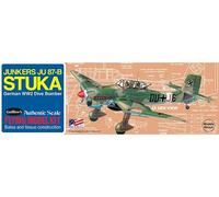 Guillow's Aereo Balsa Junkers JU 87-B Stuka tagliato al laser Scala 1:30