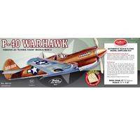 Guillow's Aereo Balsa P-40 Warhawk tagliato al laser Scala 1:16