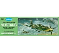 Guillow's Aereo Balsa P-51D Mustang tagliato al laser Scala 1:25