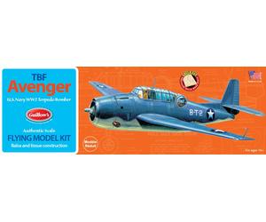 Guillow's Aereo Balsa TBF Avenger tagliato al laser Scala 1:30