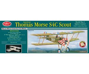 Guillow's Aereo Balsa Thomas Morse Scout tagliato al laser Scala 1:14