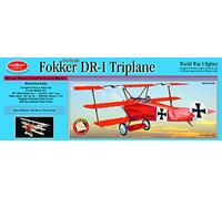 GUILLOW's Fokker Triplane 204 Powered Balsa Flying Model Kit