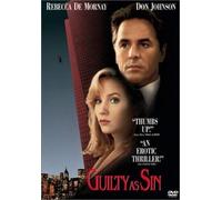 Guilty As Sin (DVD) Rebecca De Mornay Don Johnson Jack Warden Luis Guzman