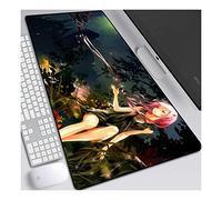 Guilty Crown Tappetino Mouse Gaming, Grande Anime Mouse Pad XL 700x300mm Confortevole, Lavabile, 3mm Antiscivolo Tappetino Scrivania Supporto per Ufficio Computer, Adatto per computer e PC,C