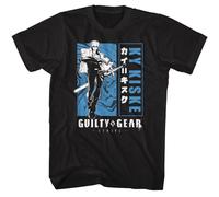 Guilty Gear - Blocchi di Colore Fuori Ky - Black Front Stampa Manica Corta