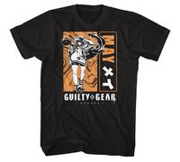Guilty Gear - Blocchi di Colore Fuori Maggio - Black Front Stampa Manica Corta