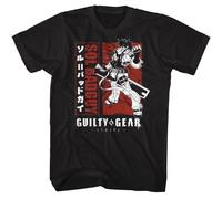 Guilty Gear - Blocchi di Colore Fuori Sol - Black Front Stampa Manica Corta