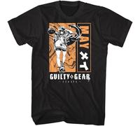 Guilty Gear Strive May Men's T Shirt Anime Characters Arc Video Game Black XL