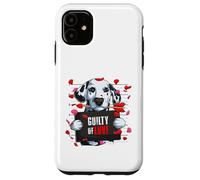 Guilty of Love - Divertente cane dalmata di San Valentino Custodia per iPhone 11