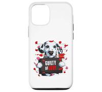 Guilty of Love - Divertente cane dalmata di San Valentino Custodia per iPhone 12/12 Pro