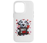 Guilty of Love - Divertente cane dalmata di San Valentino Custodia per iPhone 14 Pro Max