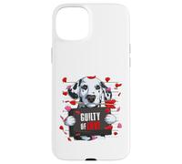 Guilty of Love - Divertente cane dalmata di San Valentino Custodia per iPhone 15 Plus
