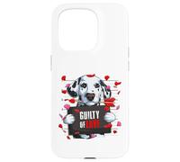 Guilty of Love - Divertente cane dalmata di San Valentino Custodia per iPhone 15 Pro