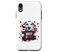 Guilty of Love - Divertente cane dalmata di San Valentino Custodia per iPhone XR