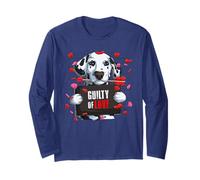 Guilty of Love - Divertente Cane Dalmata di San Valentino Maglia a Manica