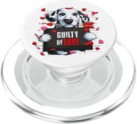 Guilty of Love - Divertente cane dalmata di San Valentino PopSockets PopGrip per MagSafe