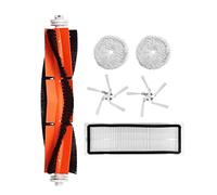 Guindxan 6 pezzi per W10 Robot Aspirapolvere Laterale Principale Filtro HEPA Mop Panno di Ricambio Pulizia Domestica