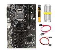 Guindxan B250 BTC Mining Scheda Madre con Interruttore+ SATA+Cacciavite 12 PCIE a USB3.0 Slot Grafico LGA1151 DDR4 SATA3