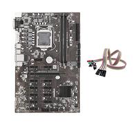 Guindxan B250B ETH Mining Scheda Madre+1XDual Interruttore con Luce LGA1151 DDR4 12XGraphics Slot per Schede MSATA per BTC