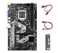 Guindxan B250S Mining Scheda Madre+Baffle+ SATA+ Interruttore LGA1151 11XUSB3.0+1XPCIE 16X Slot DDR4 ETH Scheda Madre