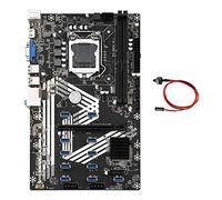 Guindxan B250S Scheda Madre + Interruttore LGA1151 11XUSB3.0+1XPCIE 16X Slot DDR4 SATA 3.0 USB3.0 per ETH Scheda Madre