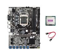 Guindxan B75 ETH Mining Scheda Madre 12 PCIE a Adattatore USB+G550 CPU+ SATA LGA1155 DDR3 MSATA B75 USB BTC Scheda Madre