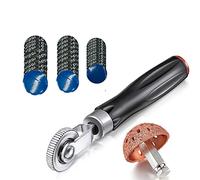 Guindxan Kit di 32 strumenti di riparazione pneumatici con ruota tampone per pneumatici e toppe di riparazione pneumatici per auto camion 42 mm