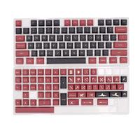 Guindxan Red Warrior Tema lati Etermici Sublimazione Fonts PBT Keycap per Tastiera Meccanica USB Cablato 135 Keycaps
