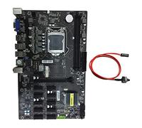 Guindxan Scheda madre B250 BTC Mining con interruttore 12 slot PCI-E LGA1151 Memoria DDR4 USB3.0 SATA3.0+MSATA per l'estrazione mineraria