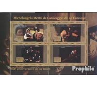 Guinea 7947-7950 Minifoglio (Completa. Edizione) MNH ** MNH 2010 Michelangelo M. da Caravaggio (Francobolli per i Collezionisti) Pittura