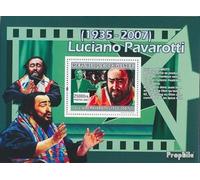 Guinea Block 1306 (Completa. Edizione) MNH ** MNH 2007 Luciano Pavarotti (Francobolli per i Collezionisti) Musica/Danza