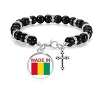 Guinea Country Love braccialetto di perline Boho gioielli per uomo donna