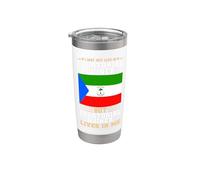 Guinea Equatoriale Bicchiere termico in acciaio inox doppia parete