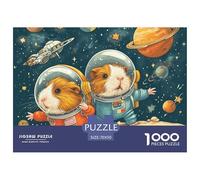 Guinea Maiales Esplora lo spazio Puzzle 1000 Piezas Rompecabezas 70x50cm/1000pcs Regalos Para Adultos Y Niños DIY Creative Intelectual Desafío