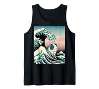 Guinea Pig Art The Great Wave off Kanagawa Animale Giapponese Canotta