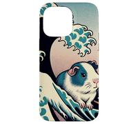 Guinea Pig Art The Great Wave Off Kanagawa Animale giapponese Custodia per iPhone 14 Pro Max